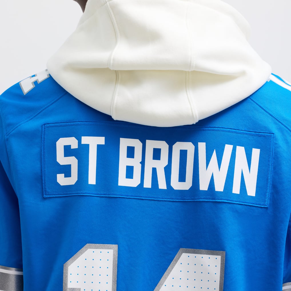 Men's Detroit Lions Amon-Ra St. Brown Blue Game Jersey