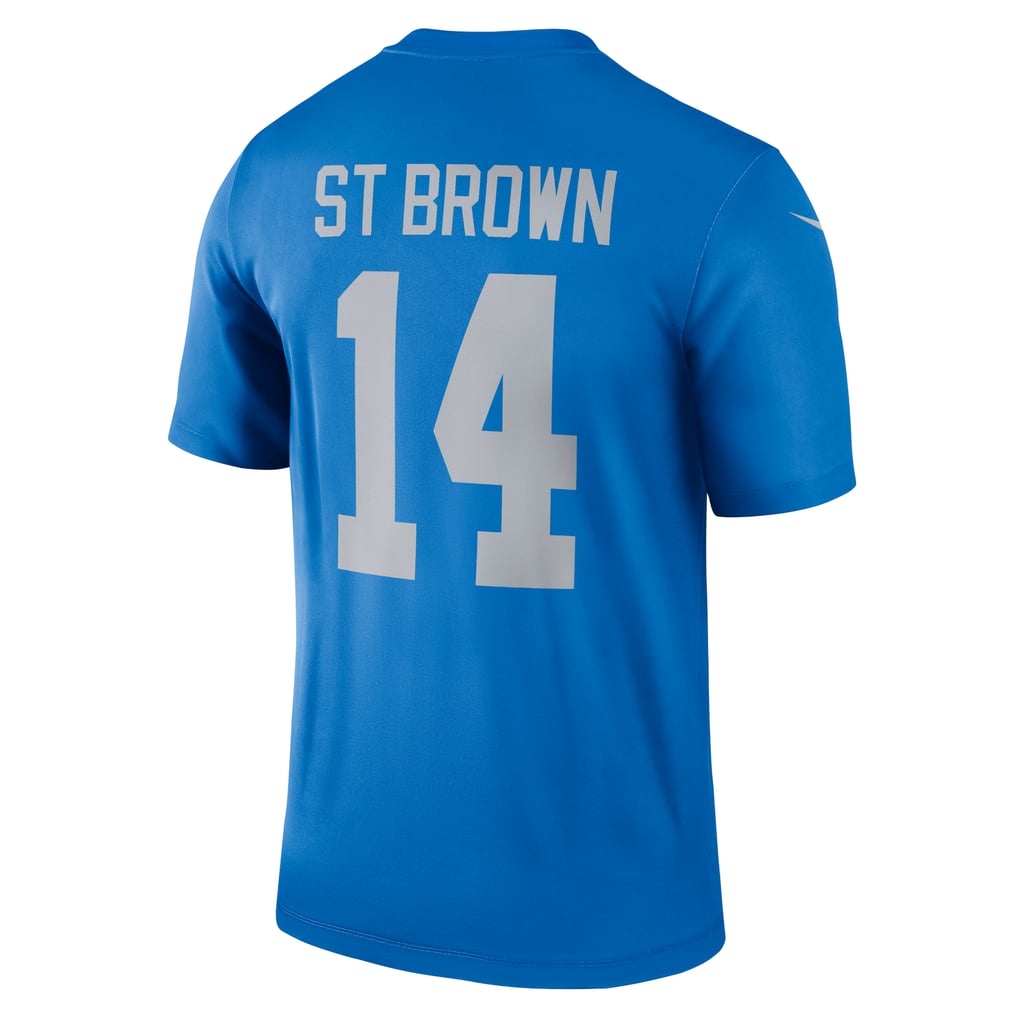 Men's Detroit Lions Amon-Ra St. Brown Blue Legend Player Performance Top
