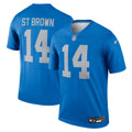 Men's Detroit Lions Amon-Ra St. Brown Blue Legend Player Performance Top
