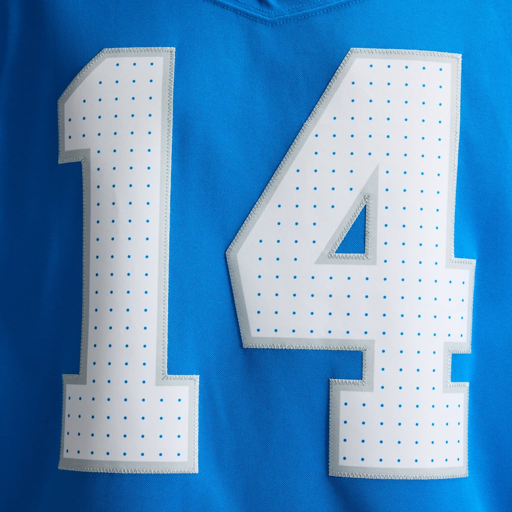 Men's Detroit Lions Amon-Ra St. Brown Blue Team Vapor F.U.S.E. Stitched Limited Jersey