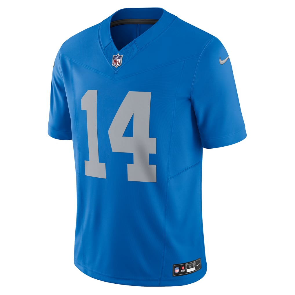 Men's Detroit Lions Amon-Ra St. Brown Blue Vapor F.U.S.E. Alternate Limited Jersey