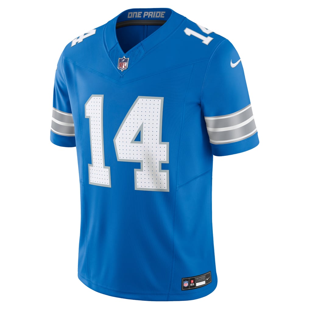 Men's Detroit Lions Amon-Ra St. Brown Blue Vapor F.U.S.E. Limited Jersey