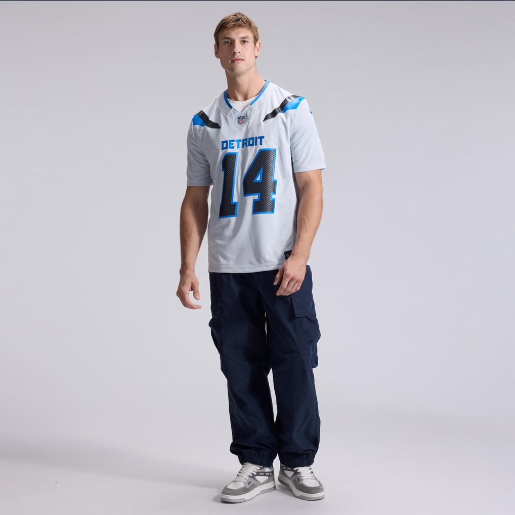 Men's Detroit Lions Amon-Ra St. Brown Silver 2026 Rivalries Collection Stitched Limited Jersey
