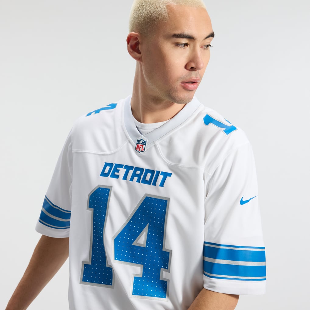 Men's Detroit Lions Amon-Ra St. Brown White Game Jersey