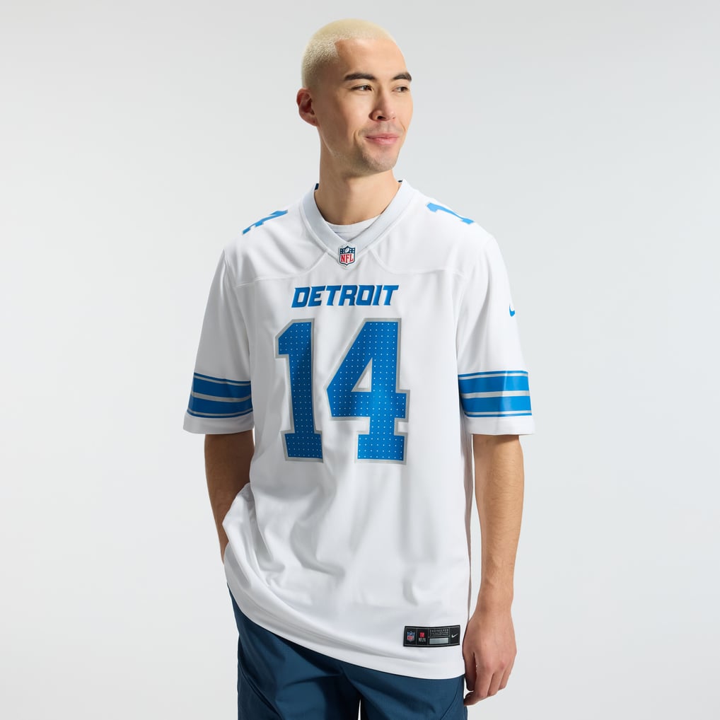 Men's Detroit Lions Amon-Ra St. Brown White Game Jersey