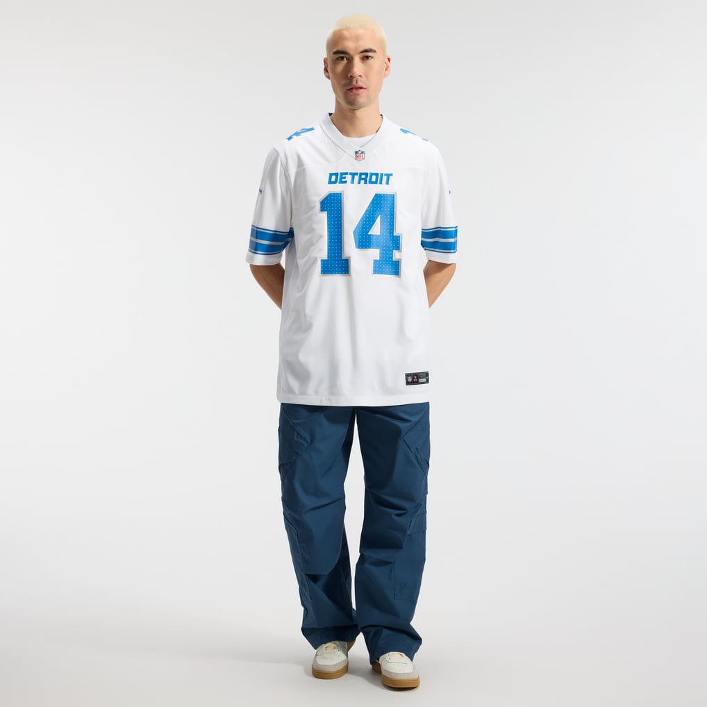 Men's Detroit Lions Amon-Ra St. Brown White Game Jersey