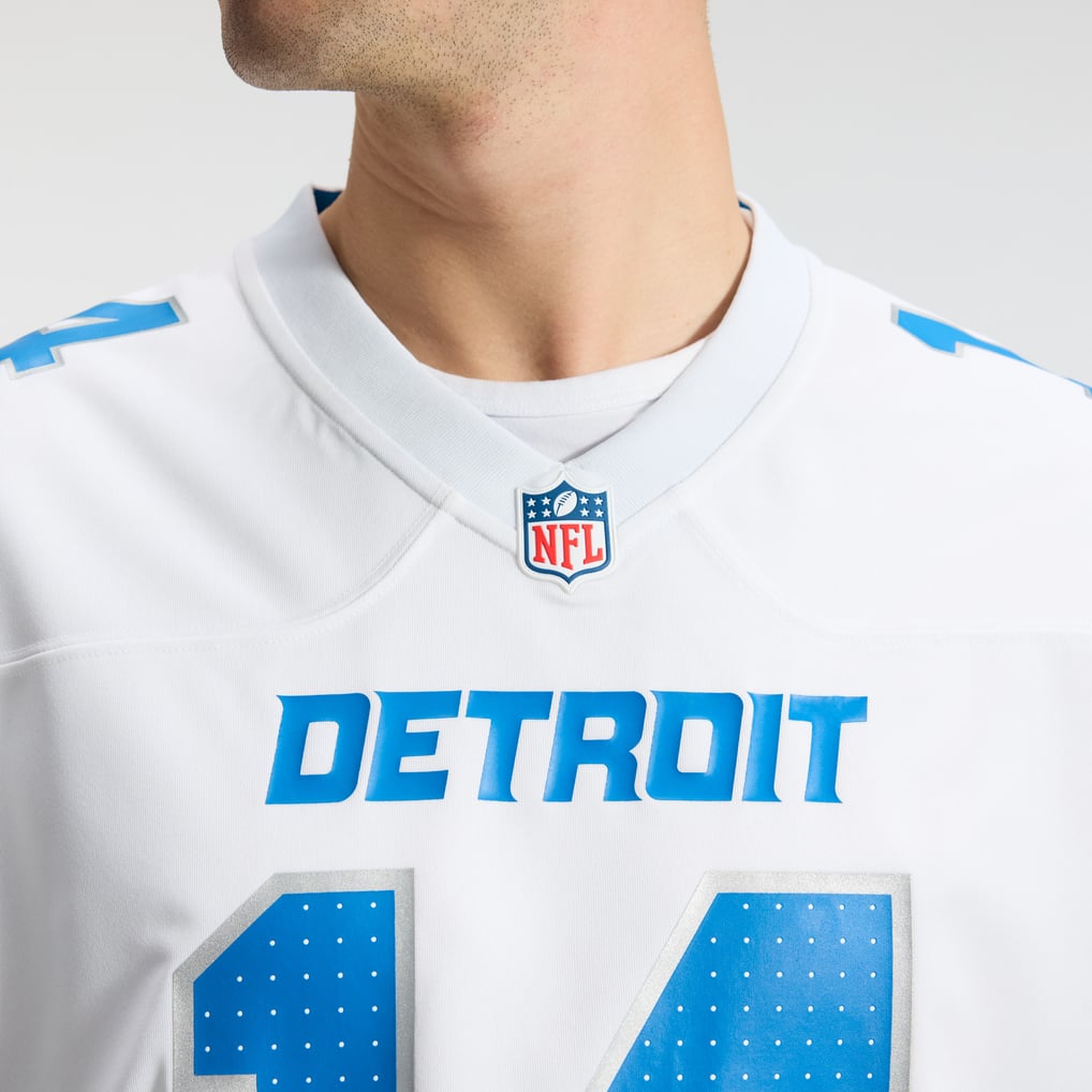 Men's Detroit Lions Amon-Ra St. Brown White Game Jersey