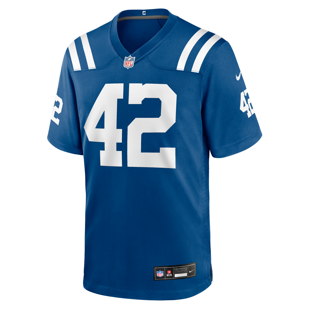 Men's Indianapolis Colts Anderson Castle Royal Team Game Jersey