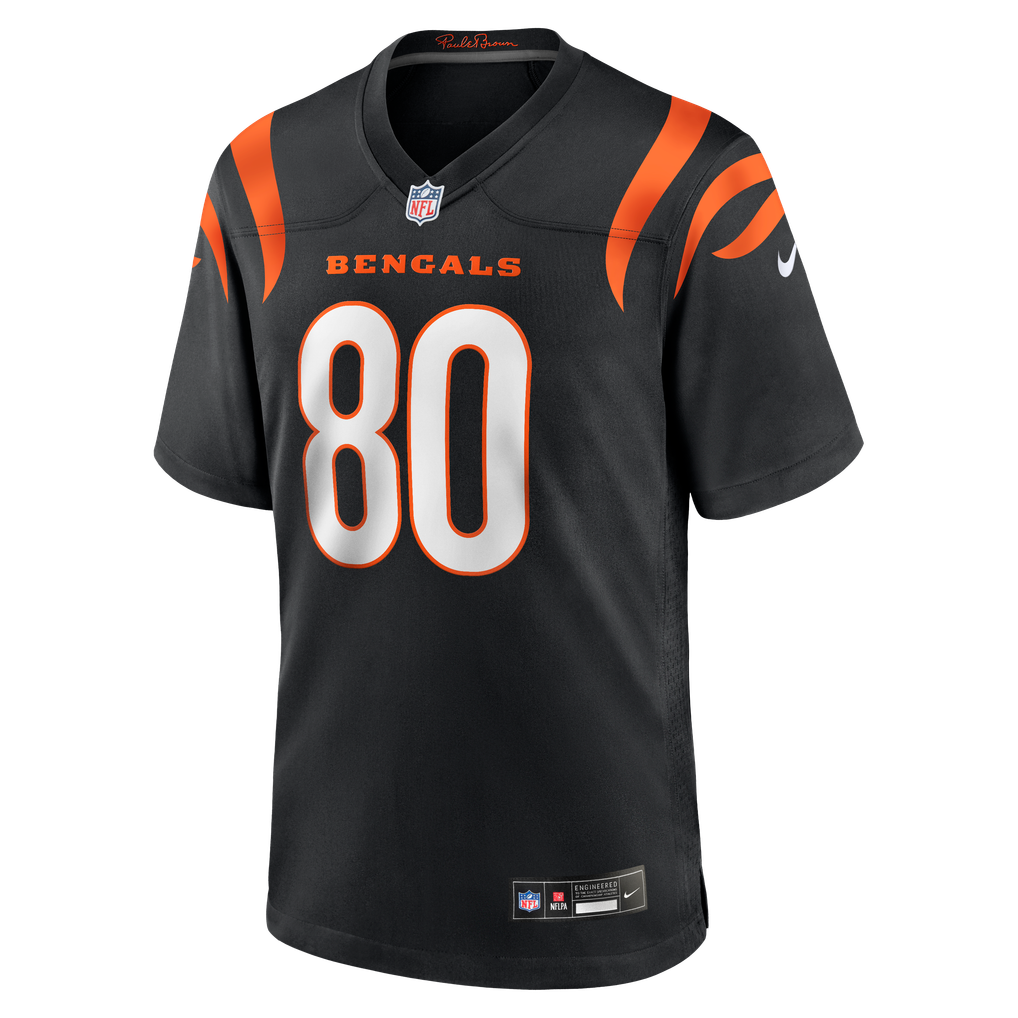 Men's Cincinnati Bengals Andrei Iosivas Black Team Game Jersey