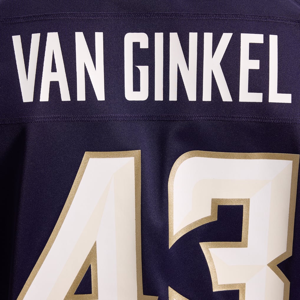 Men's Minnesota Vikings Andrew Van Ginkel Purple 2026 Rivalries Collection Game Jersey