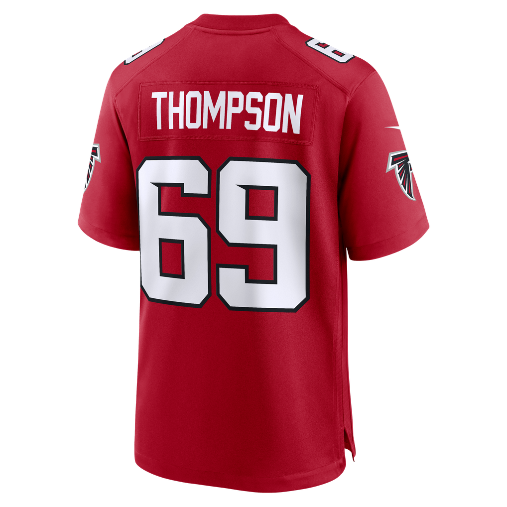 Men's Atlanta Falcons Anterio Thompson Red Team Game Jersey