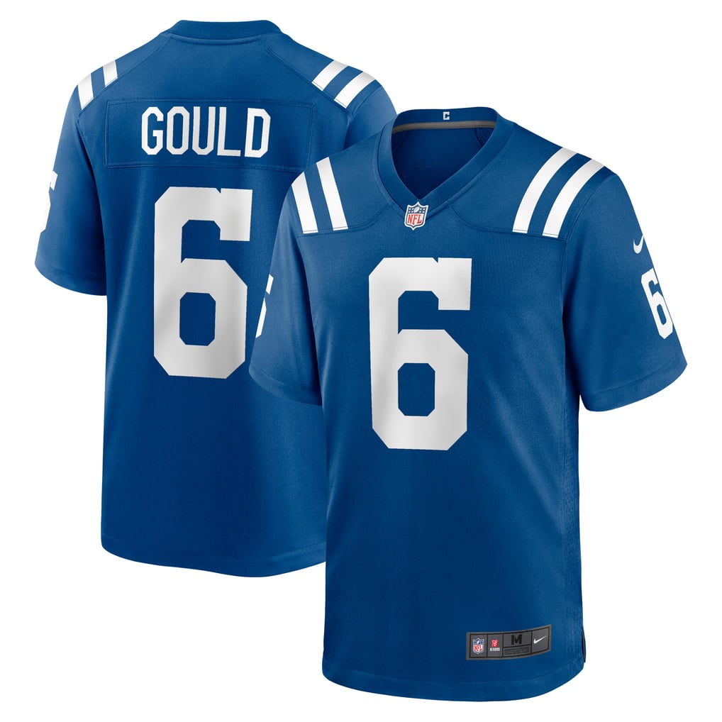 Men's Indianapolis Colts Anthony Gould Royal Game Jersey