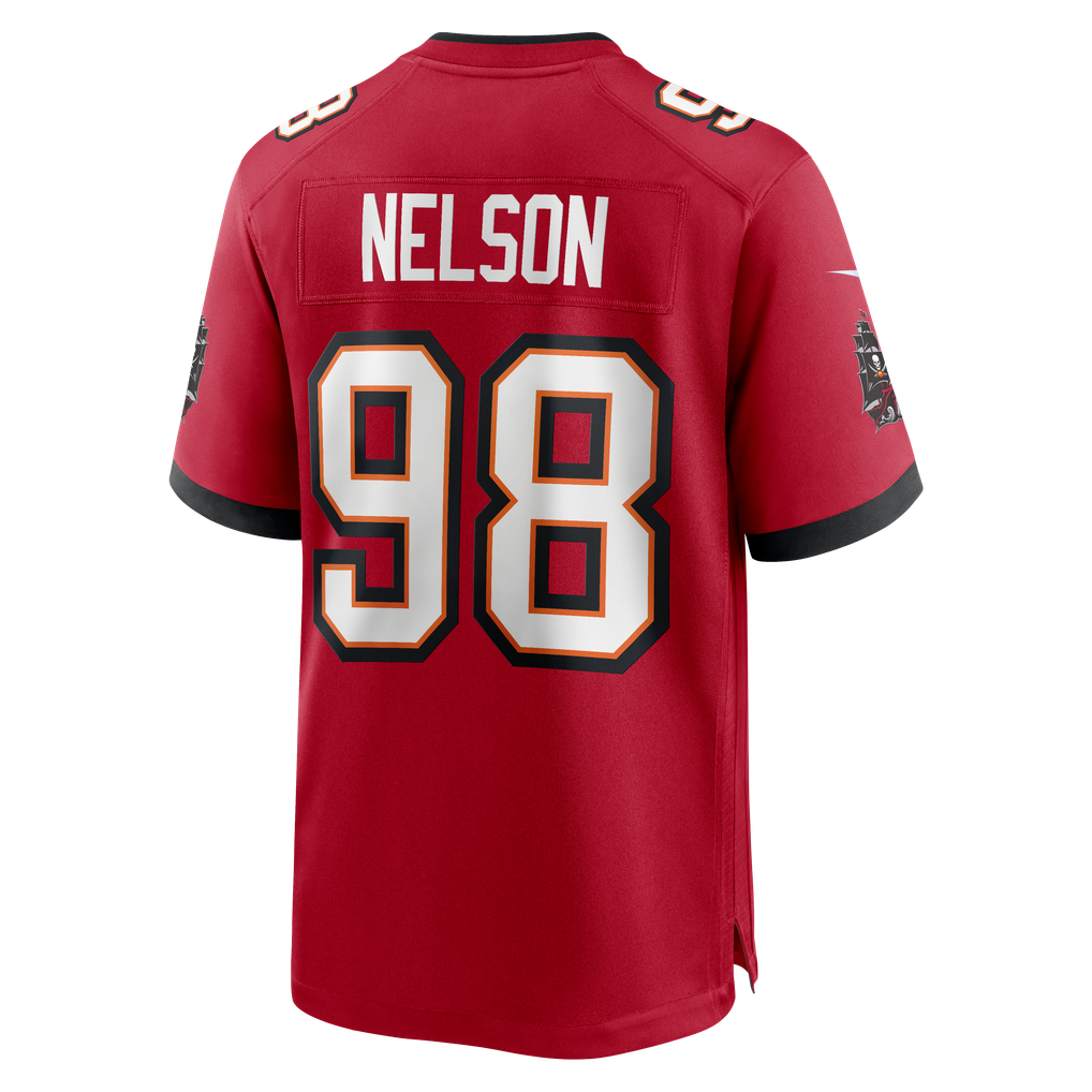 Men's Tampa Bay Buccaneers Anthony Nelson Red Game Jersey