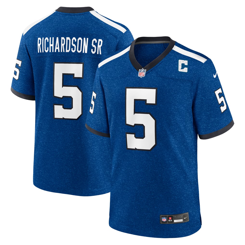 Men's Indianapolis Colts Anthony Richardson Sr. Royal Alternate Indiana Nights Game Jersey