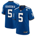 Men's Indianapolis Colts Anthony Richardson Sr. Royal Alternate Indiana Nights Game Jersey