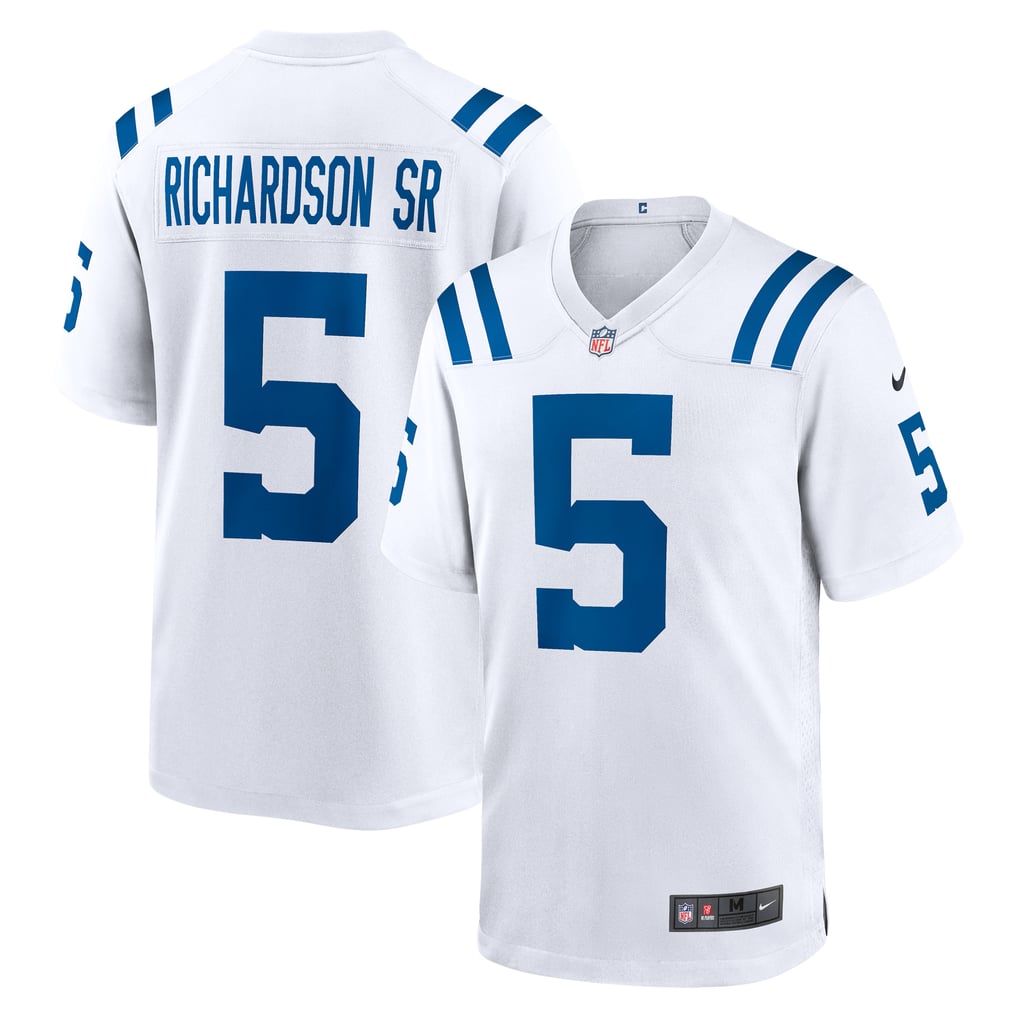 Men's Indianapolis Colts Anthony Richardson Sr. White Game Jersey