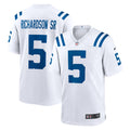 Men's Indianapolis Colts Anthony Richardson Sr. White Game Jersey