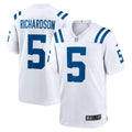Men's Indianapolis Colts Anthony Richardson White Game Jersey