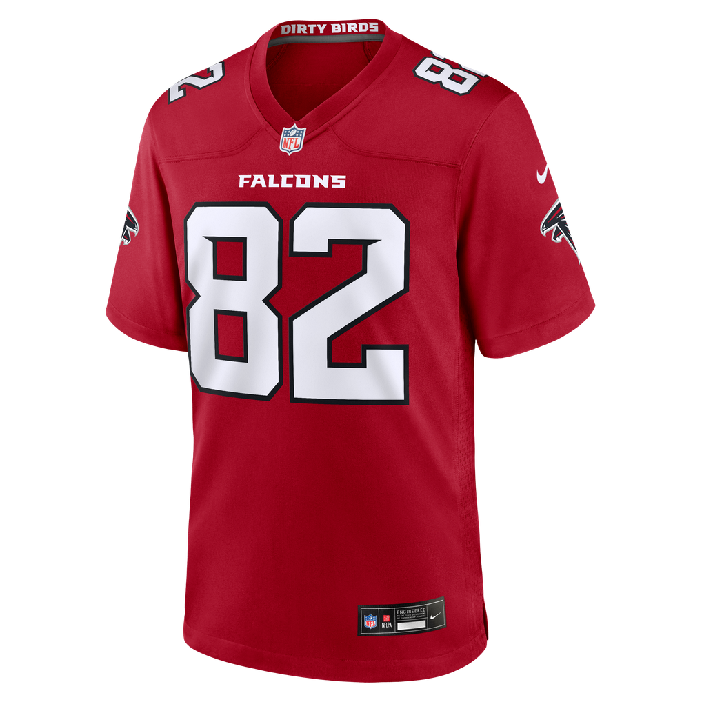 Men's Atlanta Falcons Antwane Wells Jr. Red Team Game Jersey