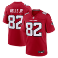 Men's Atlanta Falcons Antwane Wells Jr. Red Team Game Jersey