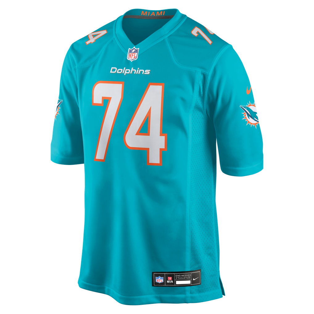 Men's Miami Dolphins Kadyn Proctor Aqua Team Game Jersey