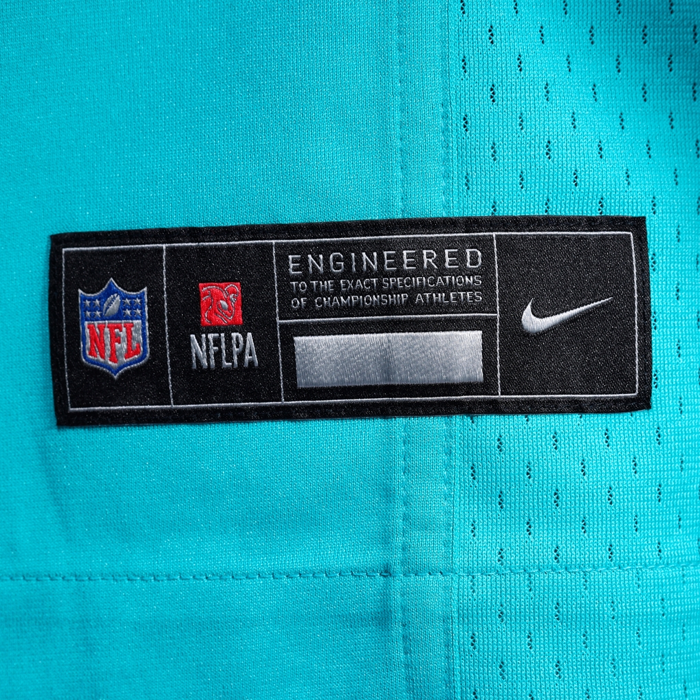 Men's Miami Dolphins Kadyn Proctor Aqua Team Game Jersey