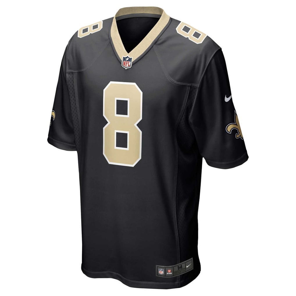 Men's New Orleans Saints Archie Manning Black Retired Player Game Jersey