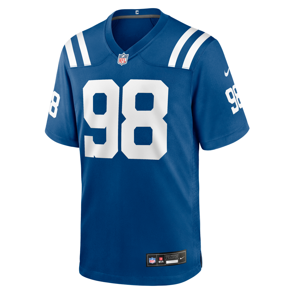 Men's Indianapolis Colts Arden Key Royal Team Game Jersey
