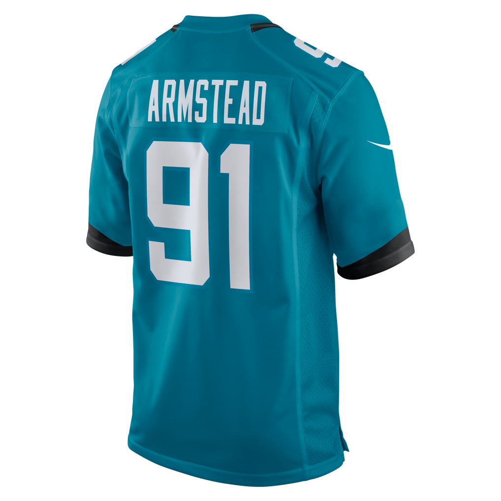 Men's Jacksonville Jaguars Arik Armstead Teal Team Game Jersey