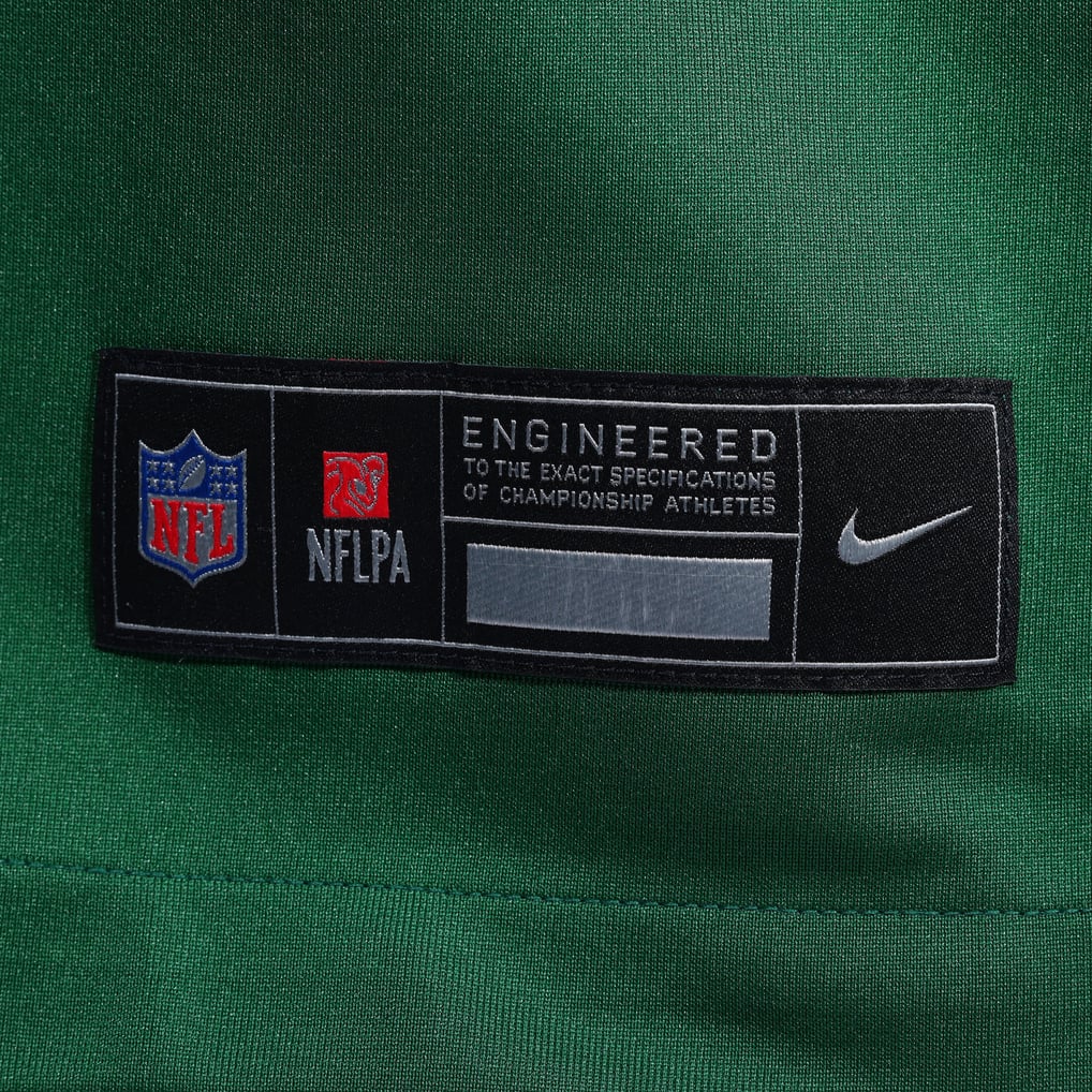 Men's New York Jets Armand Membou Green Team Game Jersey