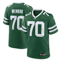 Men's New York Jets Armand Membou Green Team Game Jersey