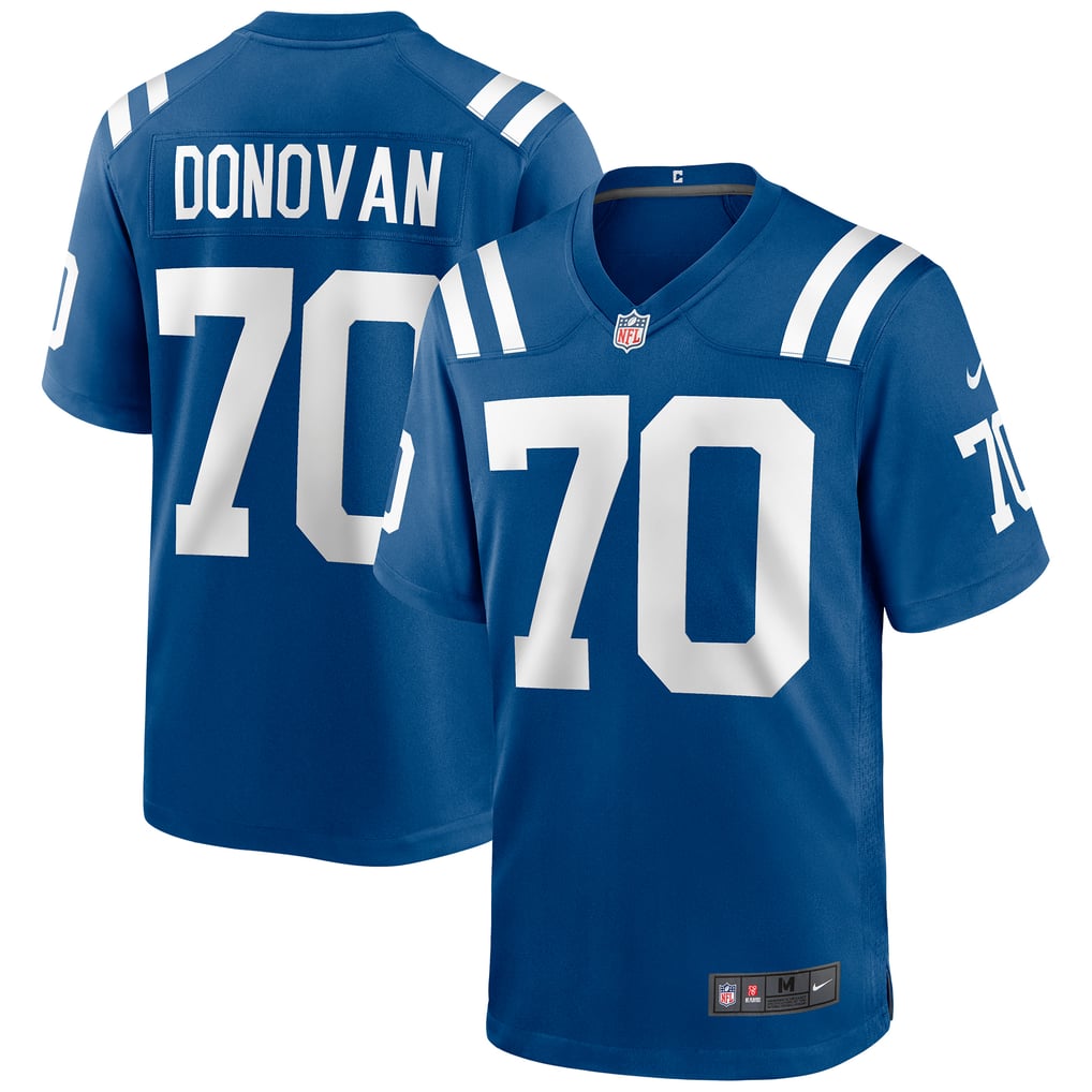 Men's Indianapolis Colts Art Donovan Royal Game Retired Player Jersey