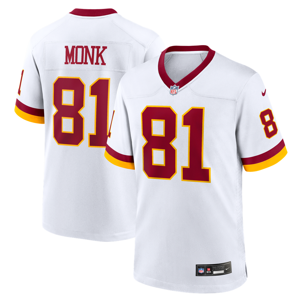 Men's Washington Commanders Art Monk White Alternate 2 Super Bowl Era Game Jersey