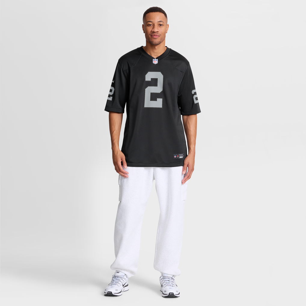Men's Las Vegas Raiders Ashton Jeanty Black Team Game Jersey