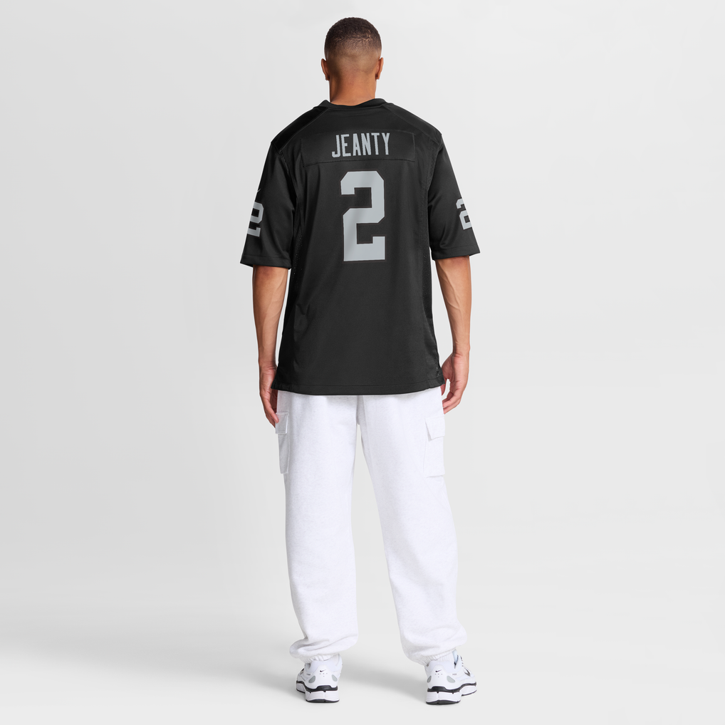 Men's Las Vegas Raiders Ashton Jeanty Black Team Game Jersey
