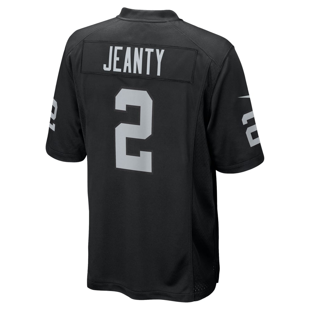 Men's Las Vegas Raiders Ashton Jeanty Black Team Game Jersey