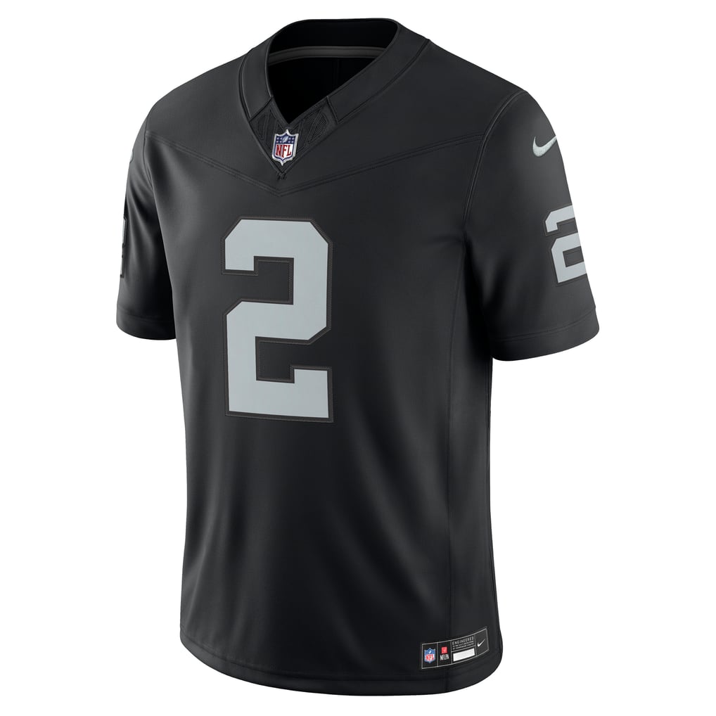 Men's Las Vegas Raiders Ashton Jeanty Black Team Vapor F.U.S.E. Stitched Limited Jersey