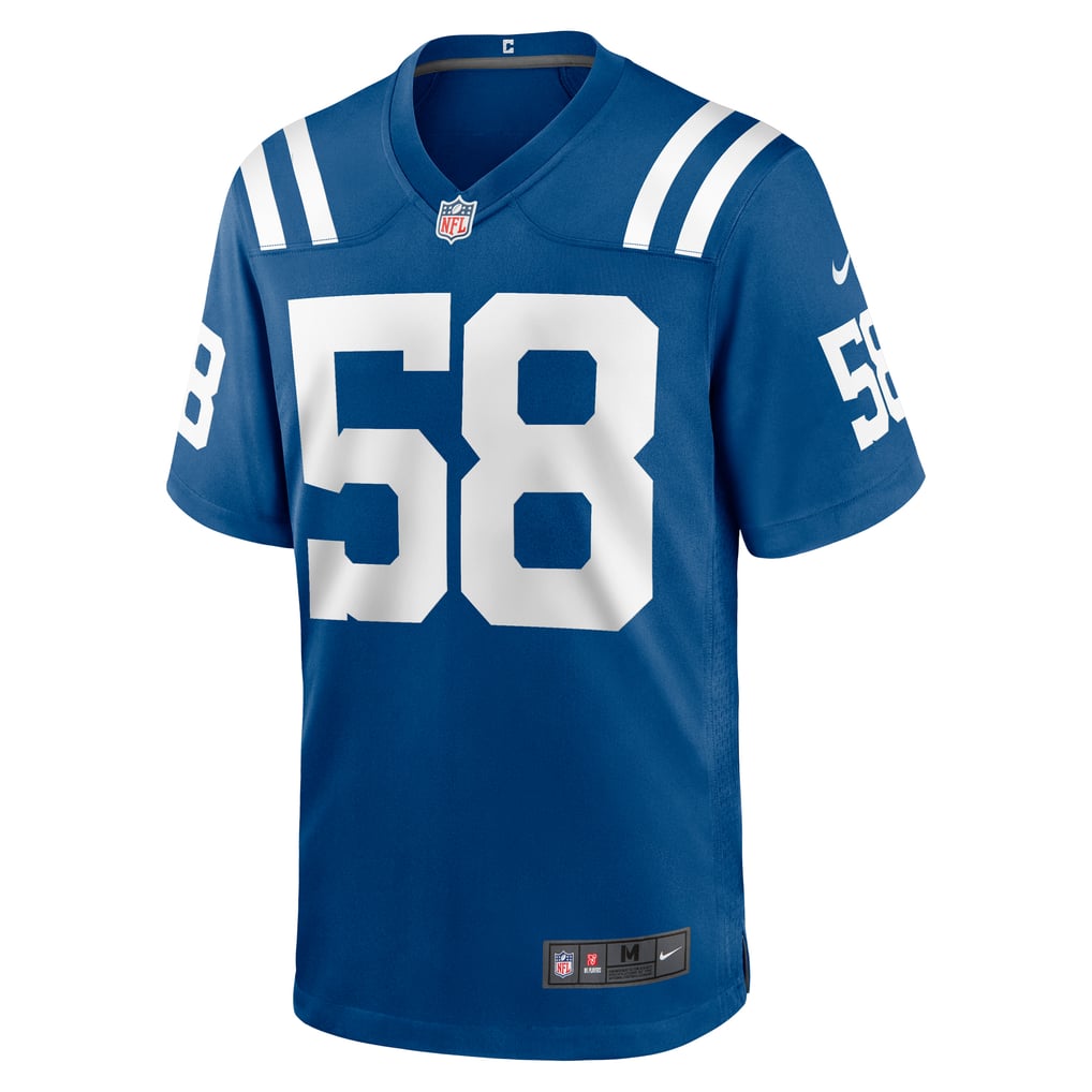 Men's Indianapolis Colts Austin Ajiake Royal Game Jersey