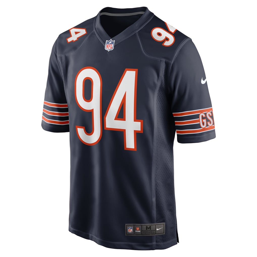Men's Chicago Bears Austin Booker Navy Game Jersey
