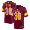 Men's Washington Commanders Austin Ekeler Burgundy Game Player Jersey