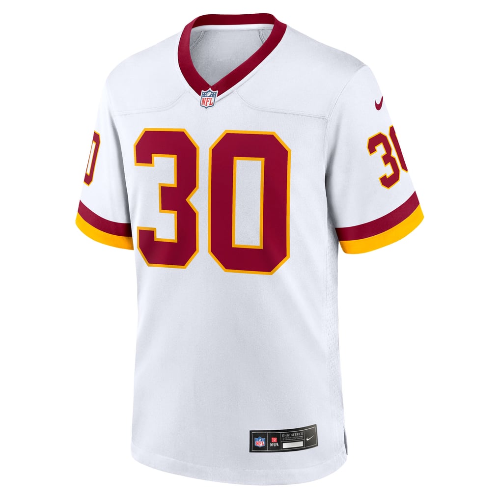 Men's Washington Commanders Austin Ekeler White Game Super Bowl Era Jersey