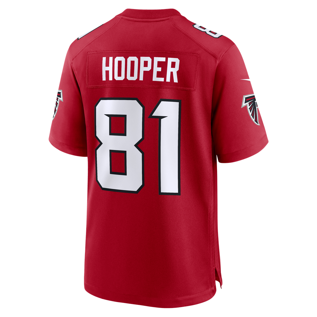 Men's Atlanta Falcons Austin Hooper Red Team Game Jersey