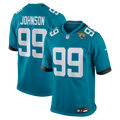 Men's Jacksonville Jaguars Austin Johnson Teal Team Game Jersey