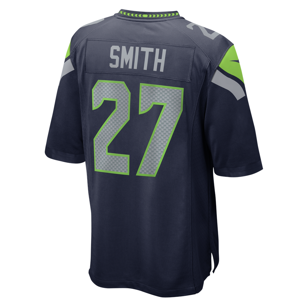 Men's Seattle Seahawks Avery Smith College Navy Team Game Jersey