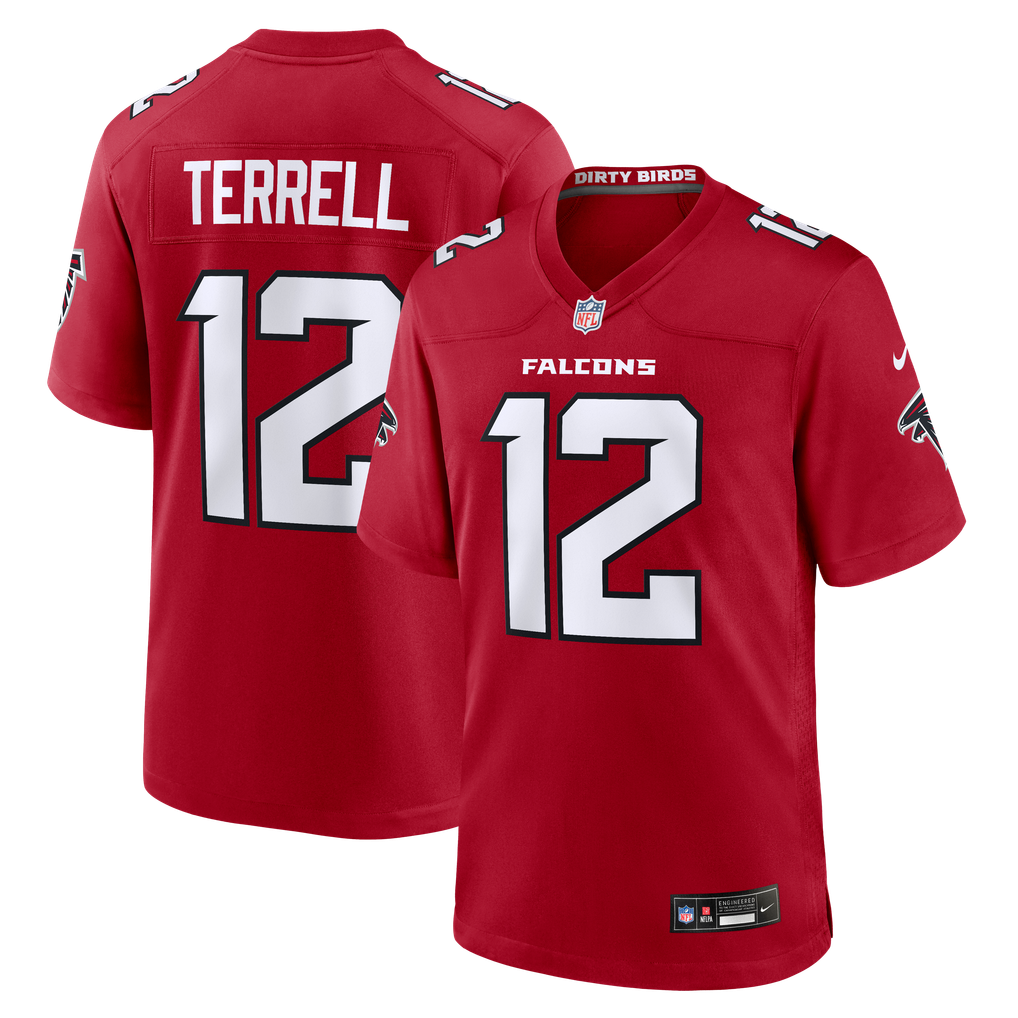 Men's Atlanta Falcons Avieon Terrell Red Game Jersey
