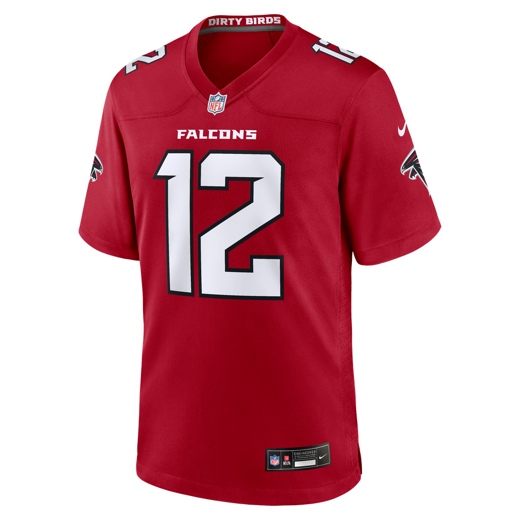 Men's Atlanta Falcons Avieon Terrell Red Game Jersey