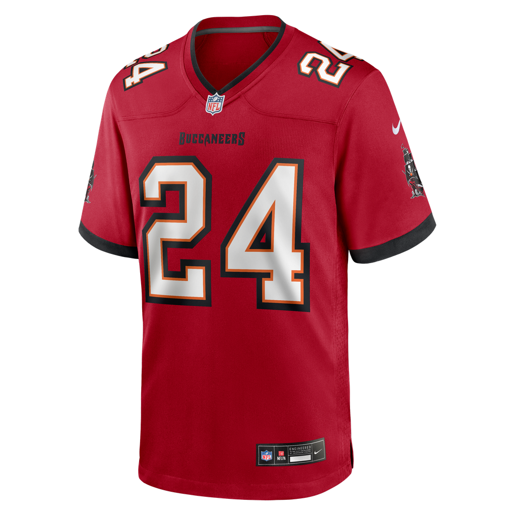 Men's Tampa Bay Buccaneers Ayden Garnes Red Team Game Jersey