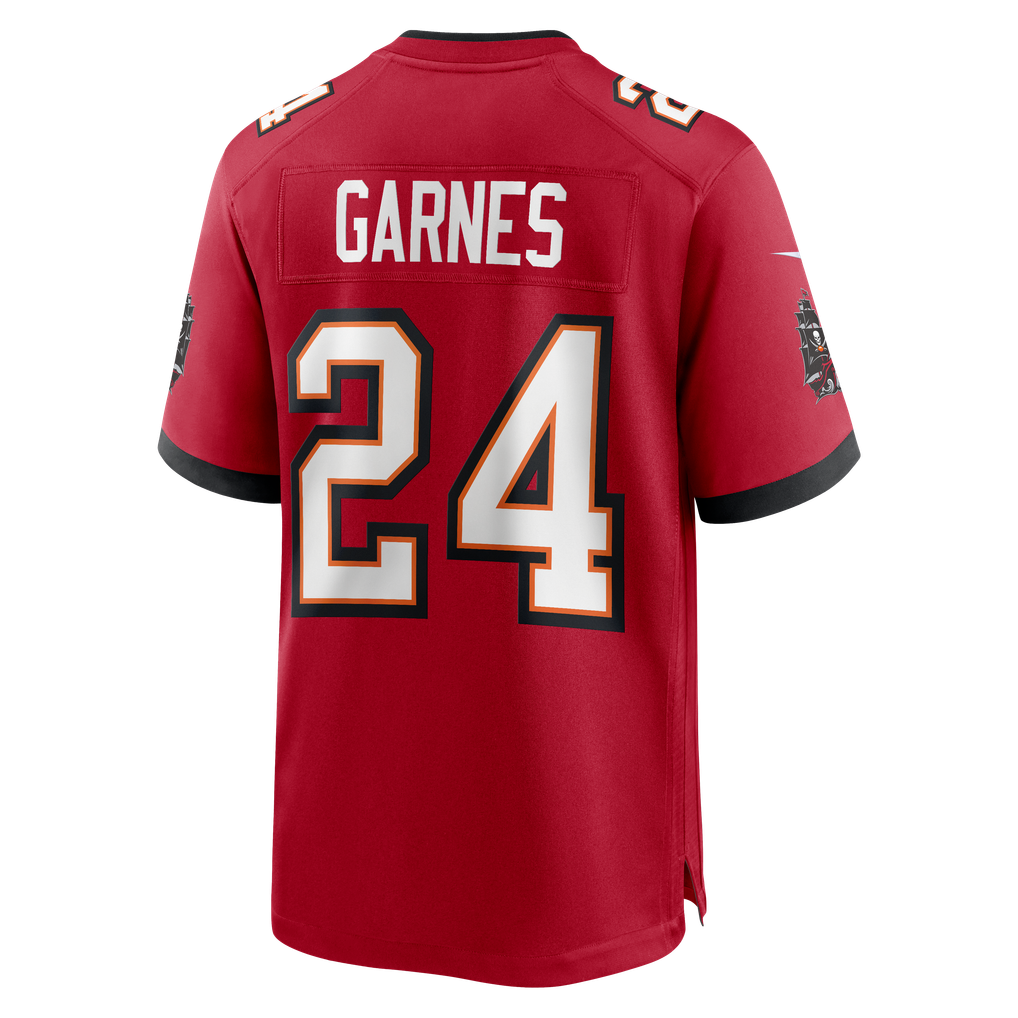 Men's Tampa Bay Buccaneers Ayden Garnes Red Team Game Jersey