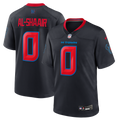 Men's Houston Texans Azeez Al-Shaair Navy Alternate Game Jersey