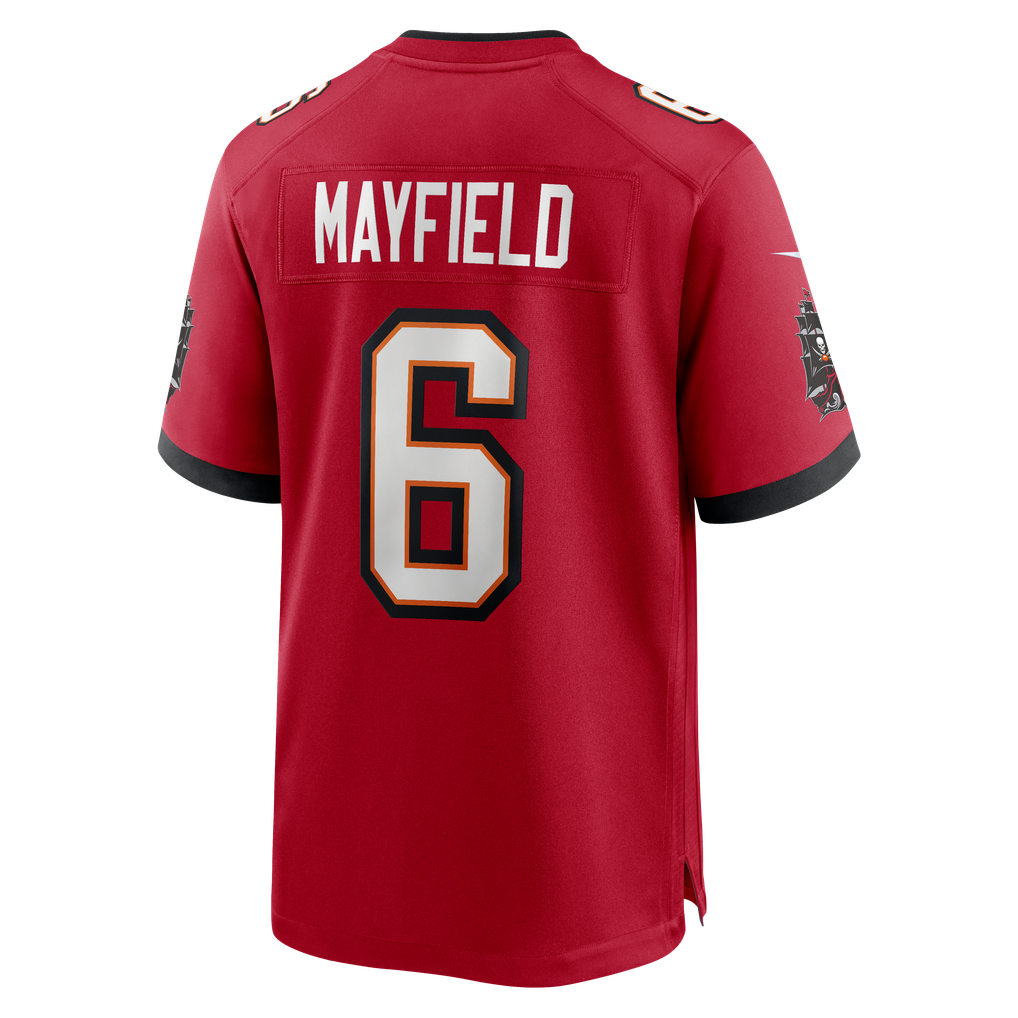Men's Tampa Bay Buccaneers Baker Mayfield Red Team Game Jersey